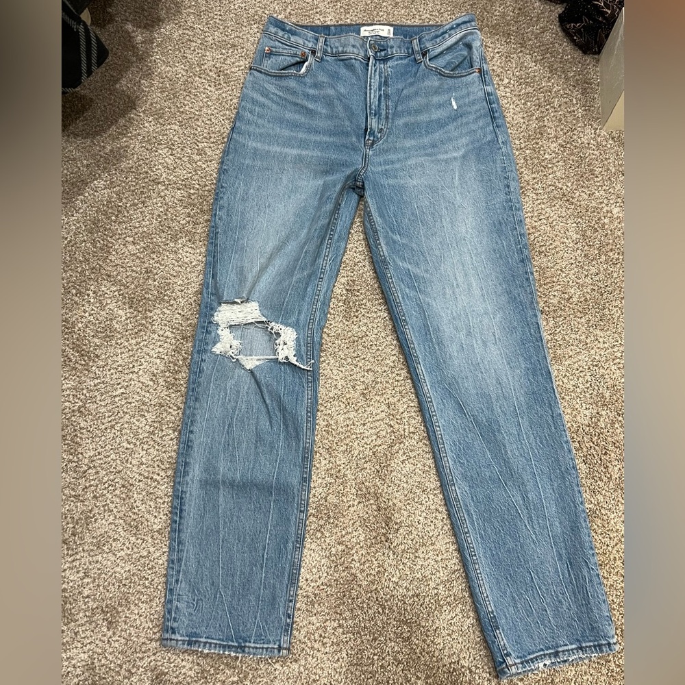 Abercrombie & Fitch 90s Straight Ultra High Rise Jeans